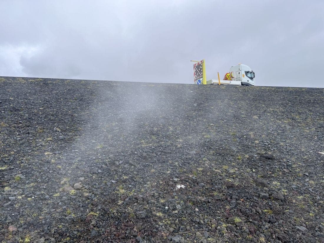 Geothermal activity beneath the ring road