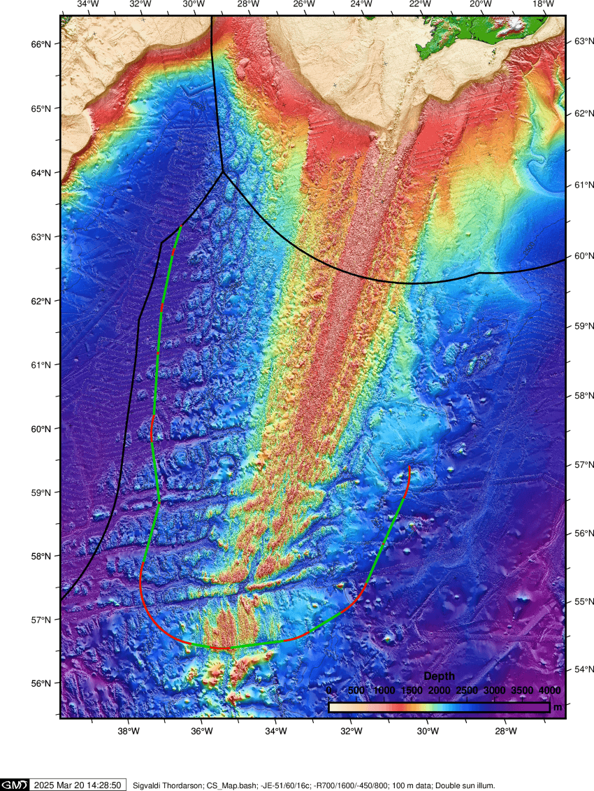 Iceland's continental shelf rights confirmed on the Reykjanes Ridge