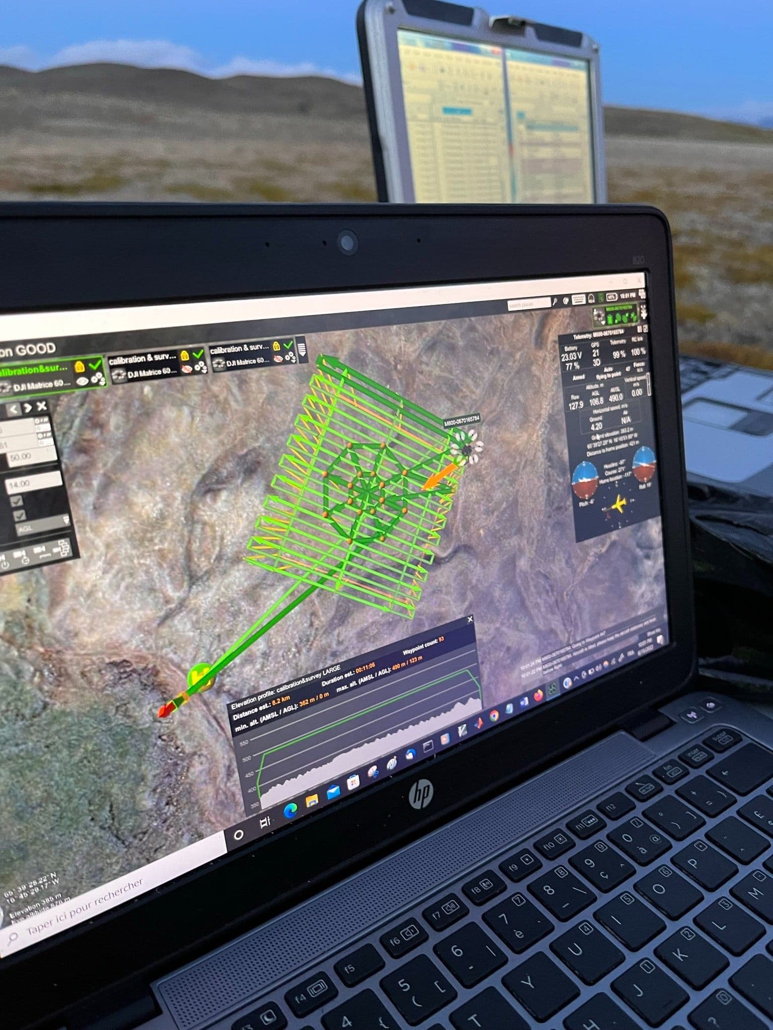 Magnetic measurements with a drone