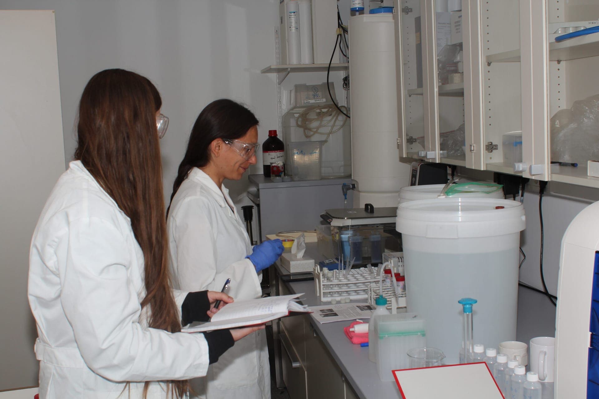 Position at the chemistry laboratory
