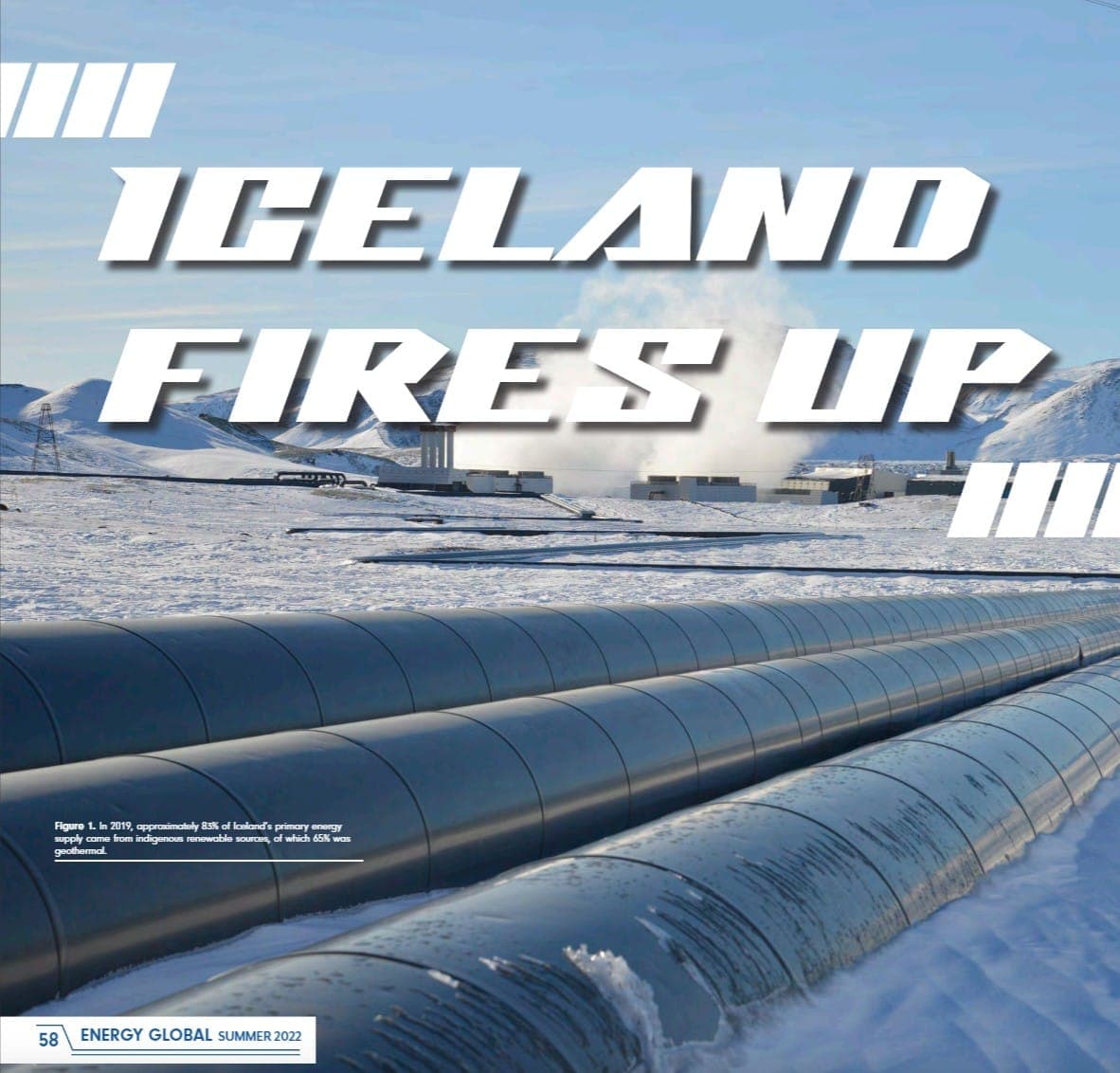 Coverage of geothermal energy in the magazine Energy Global